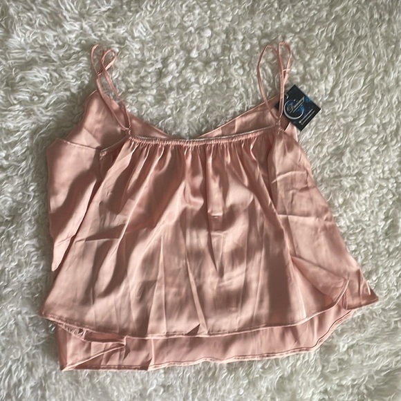 DREAMY Silky Satin Pajama Set Top & Shorts DreamyWear sz XL nwt - Picture 5 of 12